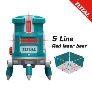 토탈공구 레이저 레벨 측정기(빨강) - TLL306505